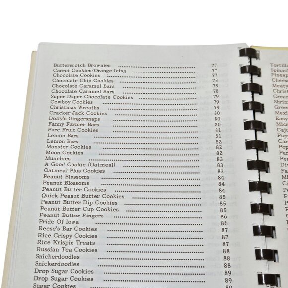 Cooking With Cameron 4 H 1994 Spiral Bound Cookbook Vintage Recipe Book Texas - Picture 12 of 13